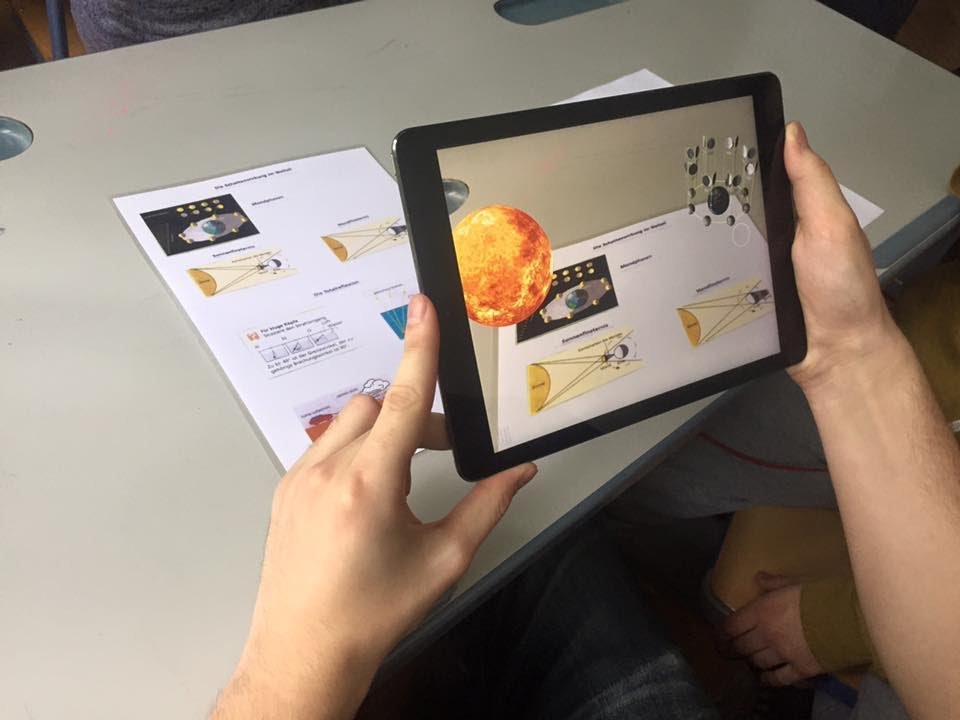 A creative use of Augmented Reality in solving mathematics